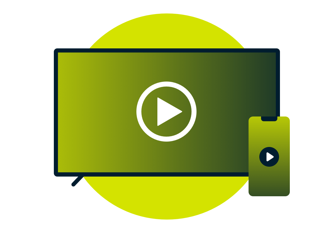 Un portátil y un teléfono con el logotipo de Hotstar.