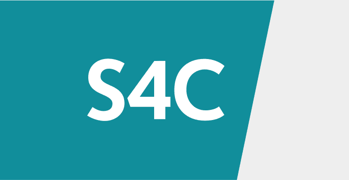S4C 로고입니다.